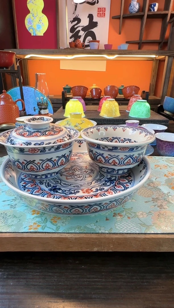 【闪购商品】景德镇手工手绘陶瓷茶具