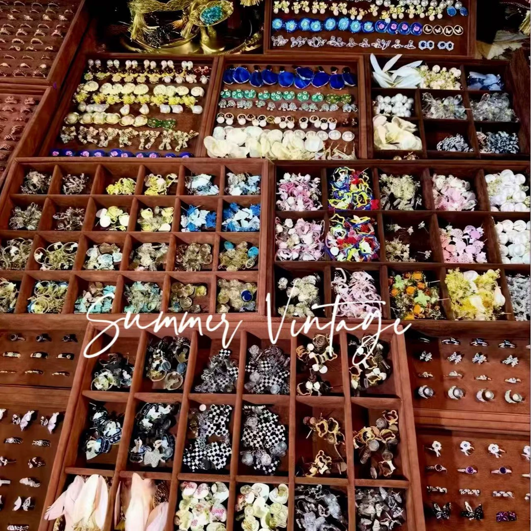 铜合金戒指 【百夏中古】百搭高奢感自制复古原创Vintage指环