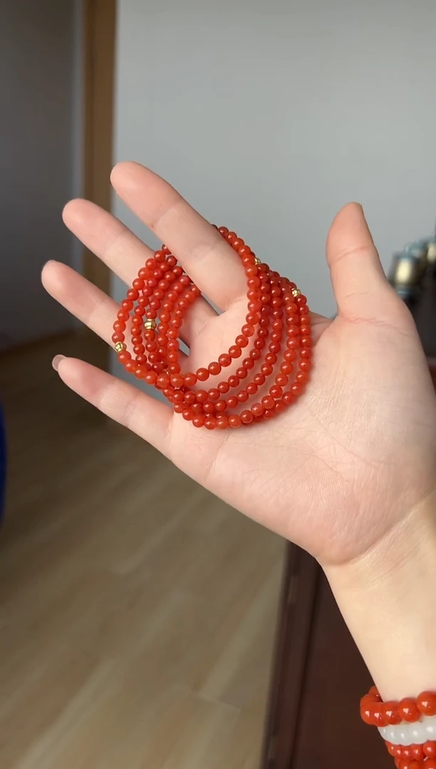【闪购商品】南红玛瑙手串未镶嵌南红福利单圈手串
