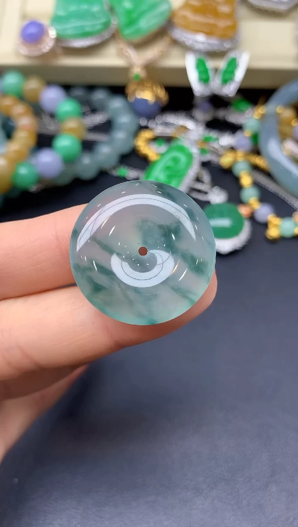 颈饰未镶嵌翡翠208-雪姐翡翠天天见