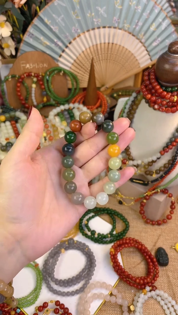 【闪购商品】和田玉手串未镶嵌多宝