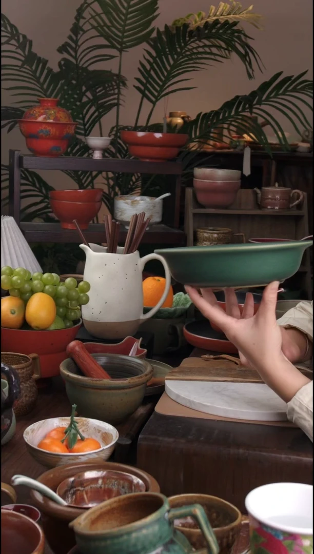 碗微瑕景德镇手工高温餐具1888