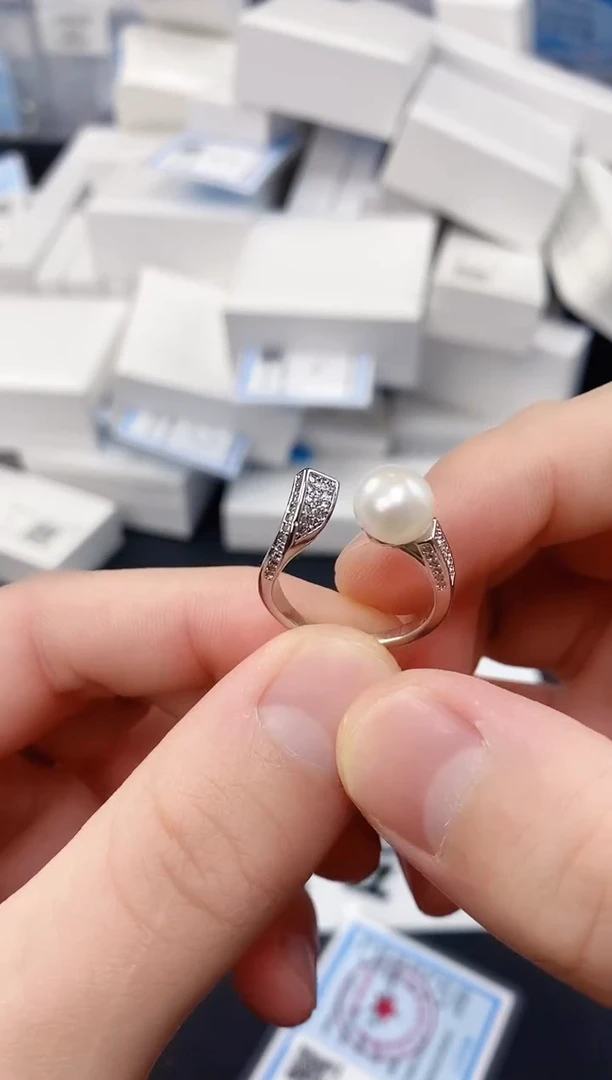 未镶嵌耳饰淡水珍珠JZ1009