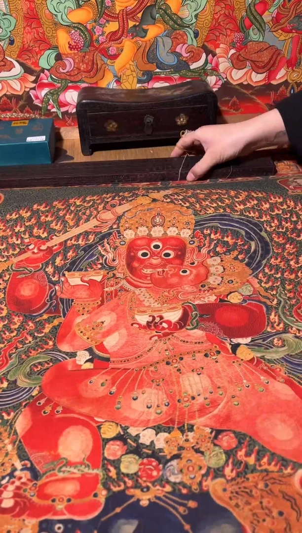 卷轴画东东唐卡tk16