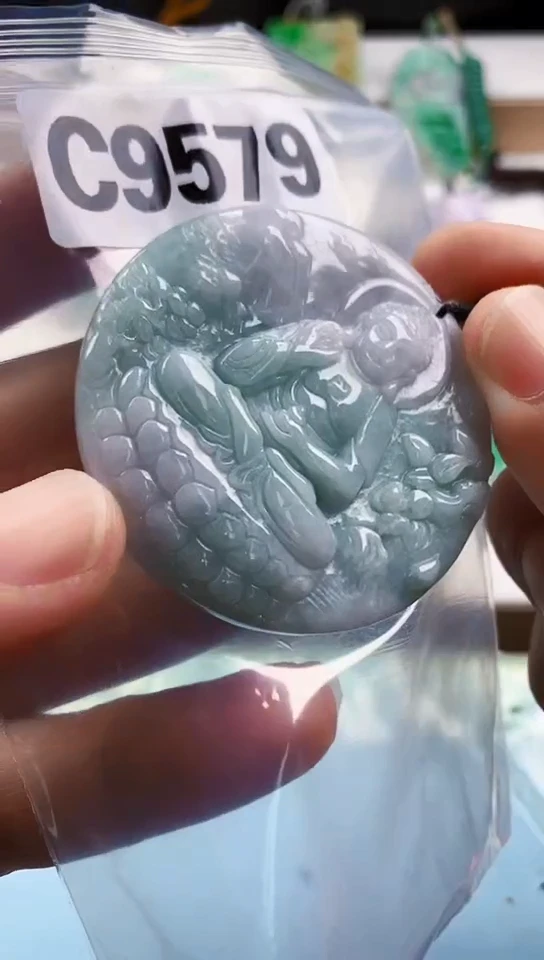 翡翠未镶嵌颈饰天然翡翠吊坠挂件