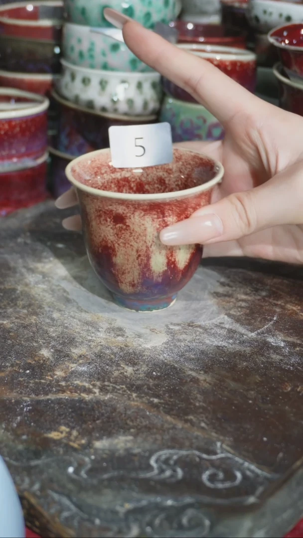 摆件精品窑变钧瓷茶器