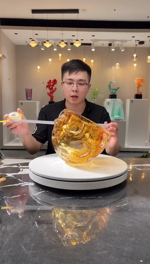 摆件巴比特美学 金色果斗