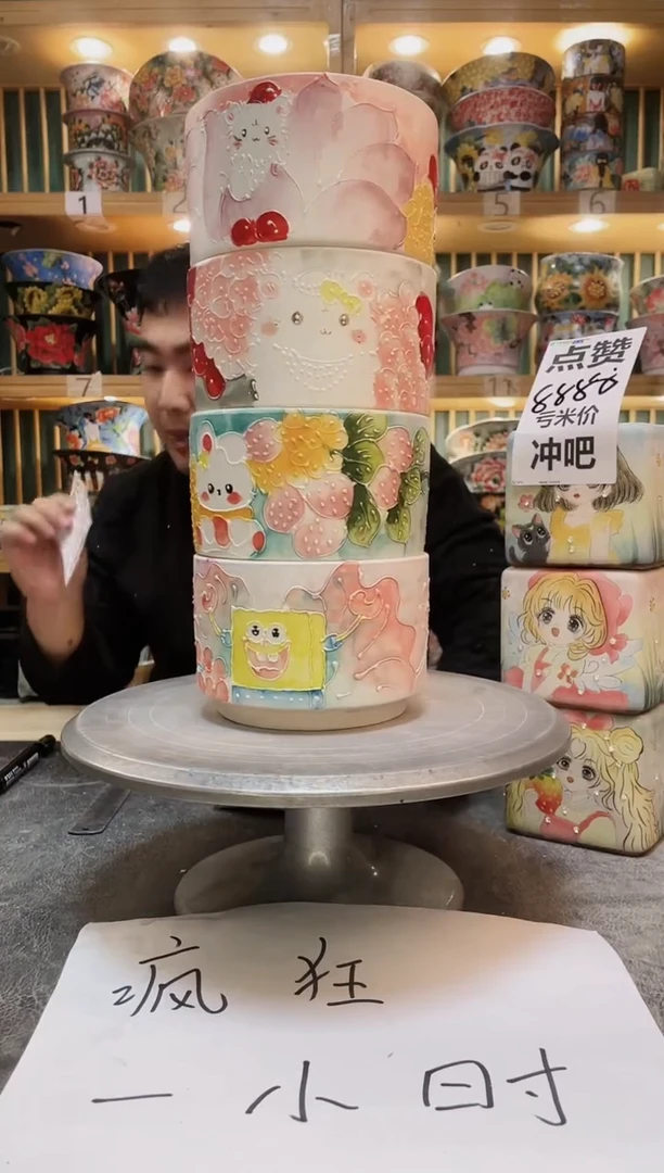 瓷片默认微瑕一物一拍1122-110-4个