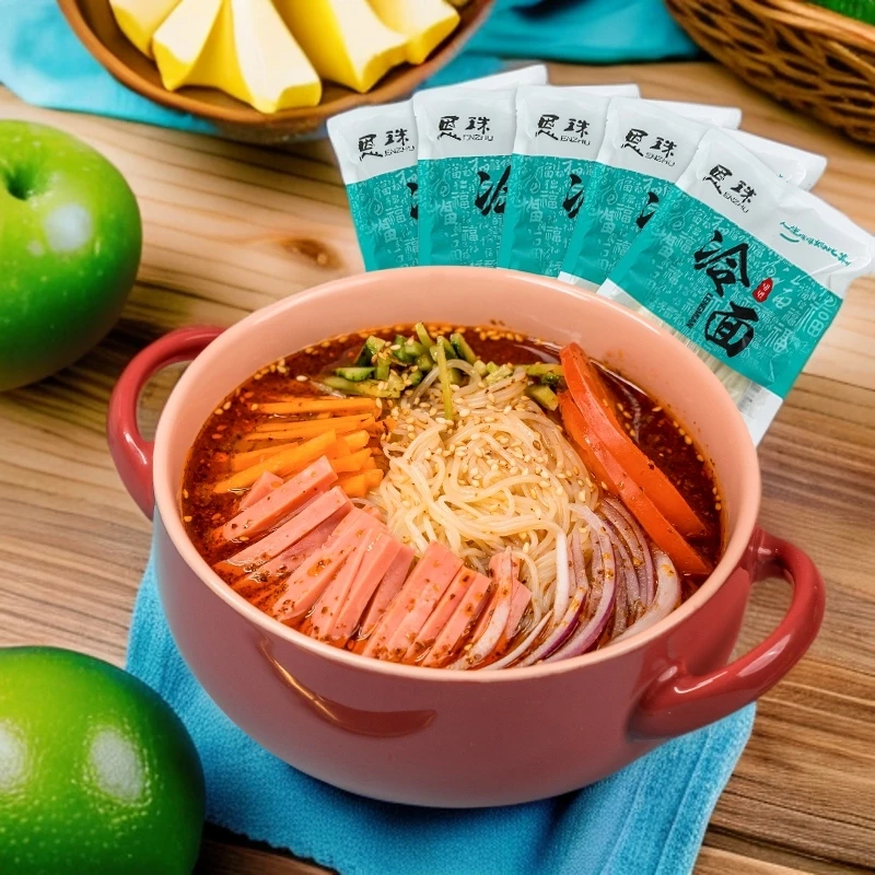 大长今恩珠小麦冷面380克 酸甜可口 方便快捷