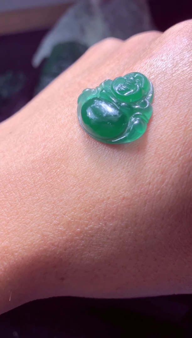 未镶嵌定制翡翠故*嚯天然缅甸翡翠A货毛货多样性发货其一