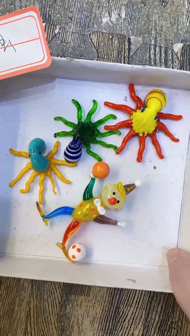 【闪购商品】琉璃手工艺品4件摆件