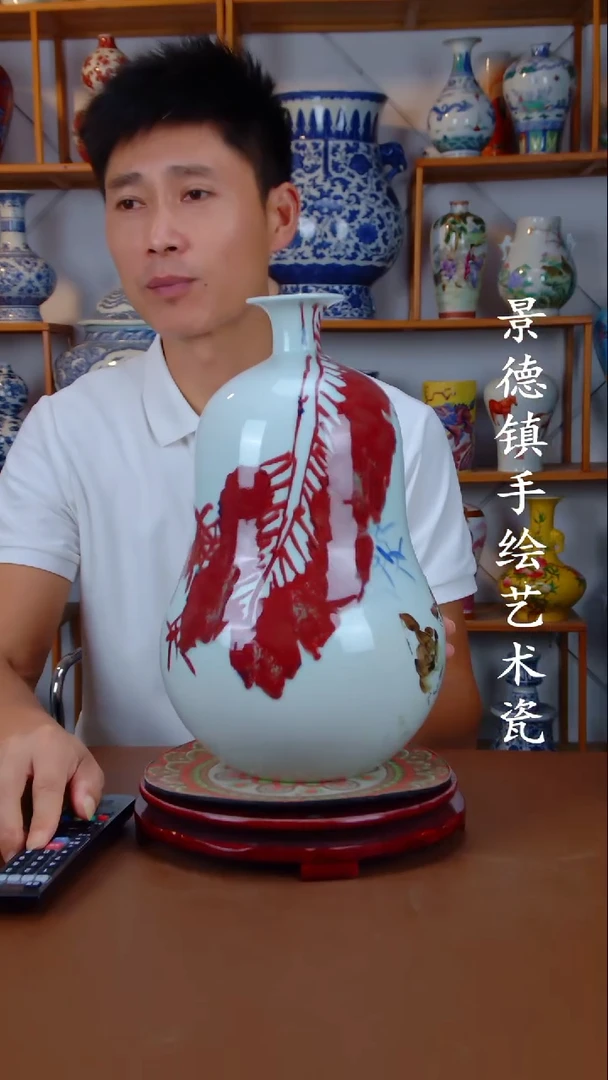 现代景德镇手工手绘陶瓷摆件23