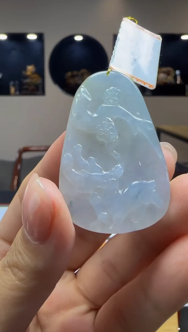 【闪购商品】翡翠颈饰未镶嵌Q03145翡翠