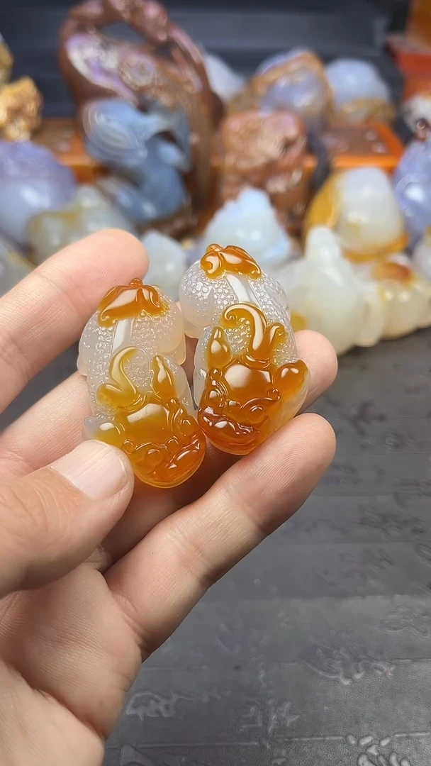 【闪购商品】玛瑙/玉髓吊坠未镶嵌1