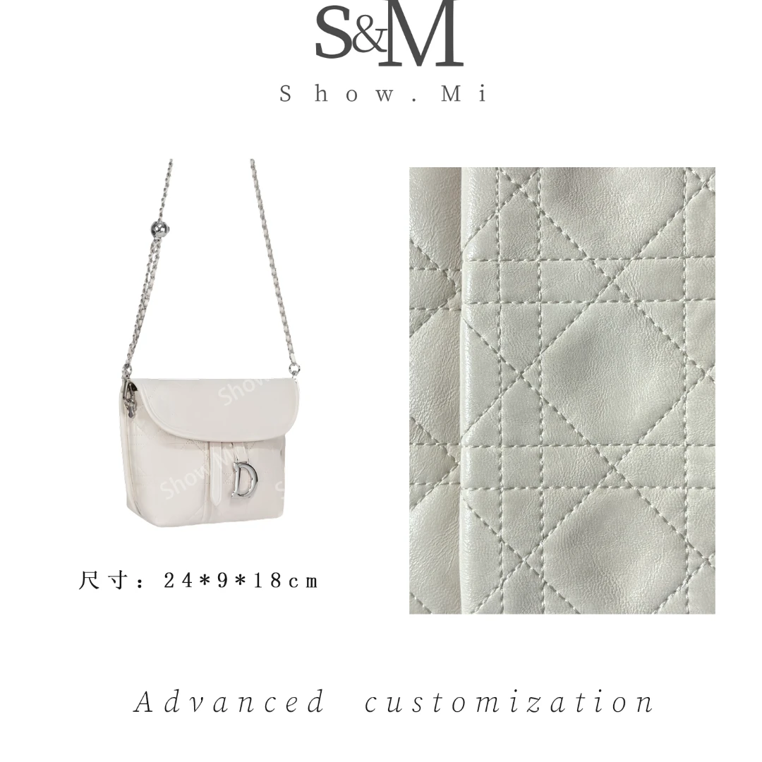 【Show Mi】马鞍包大号丨GQ-2996-米杏-轻奢小众时尚百搭女士包包