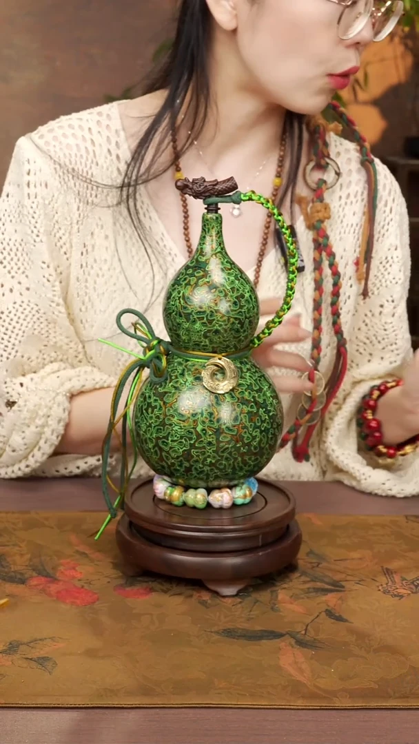 前**问115 --高端工艺大漆酒葫芦--818
