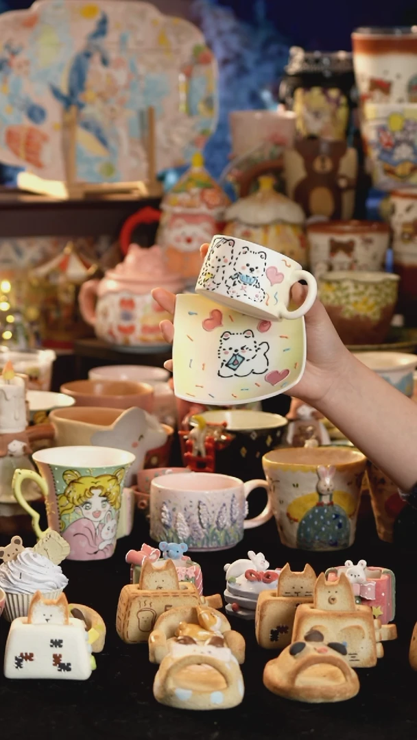 其他陶景德镇釉下彩手绘设计师款陶瓷