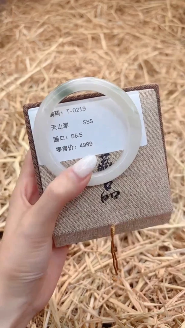 未镶嵌手镯石英质玉T0219-56.5