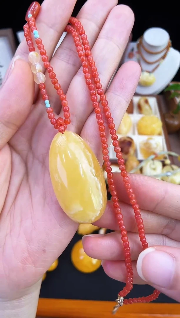 琥珀未镶嵌珠宝奇石柒月