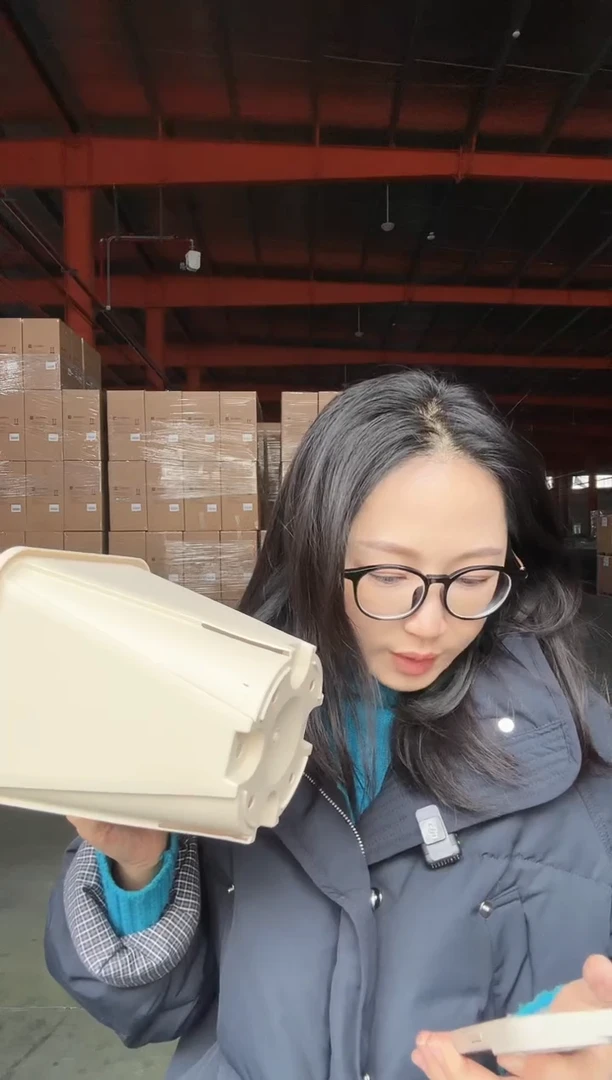 【闪购商品】塑料中号控根盆米兰黄10只装