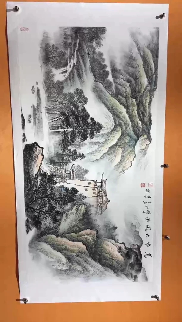 国画刘金玉老师亲笔手绘