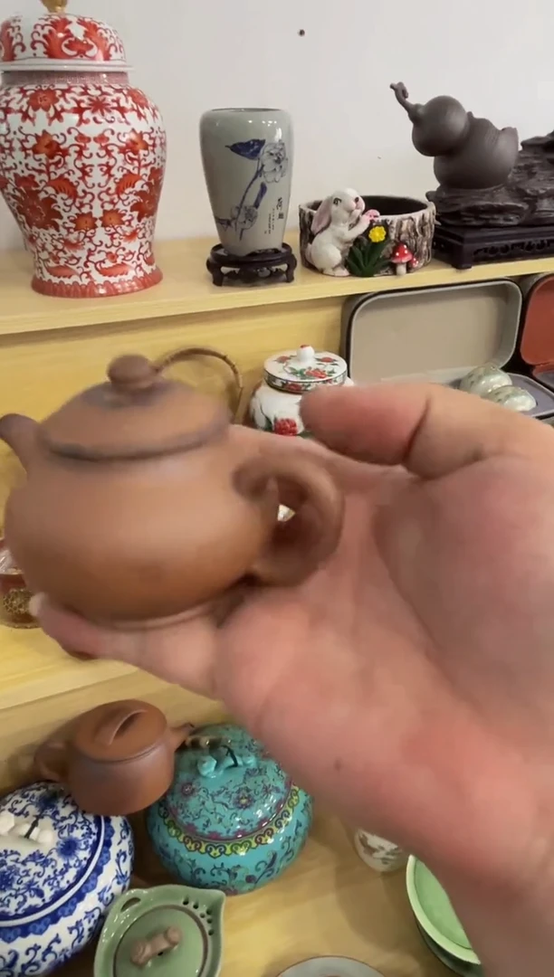 陶瓷茶具摆件旅行套组