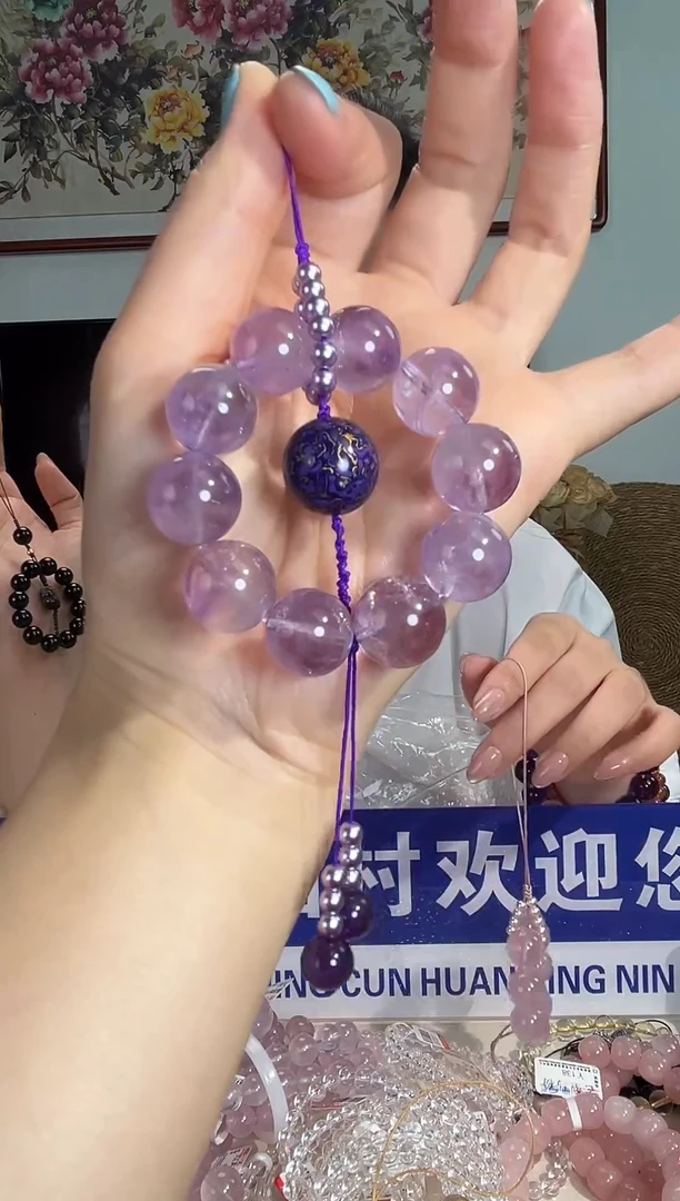 未镶嵌车挂水晶紫水晶车挂