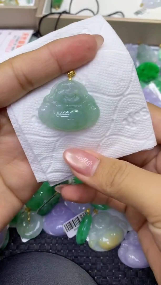 颈饰未镶嵌翡翠天然缅甸A货翡翠