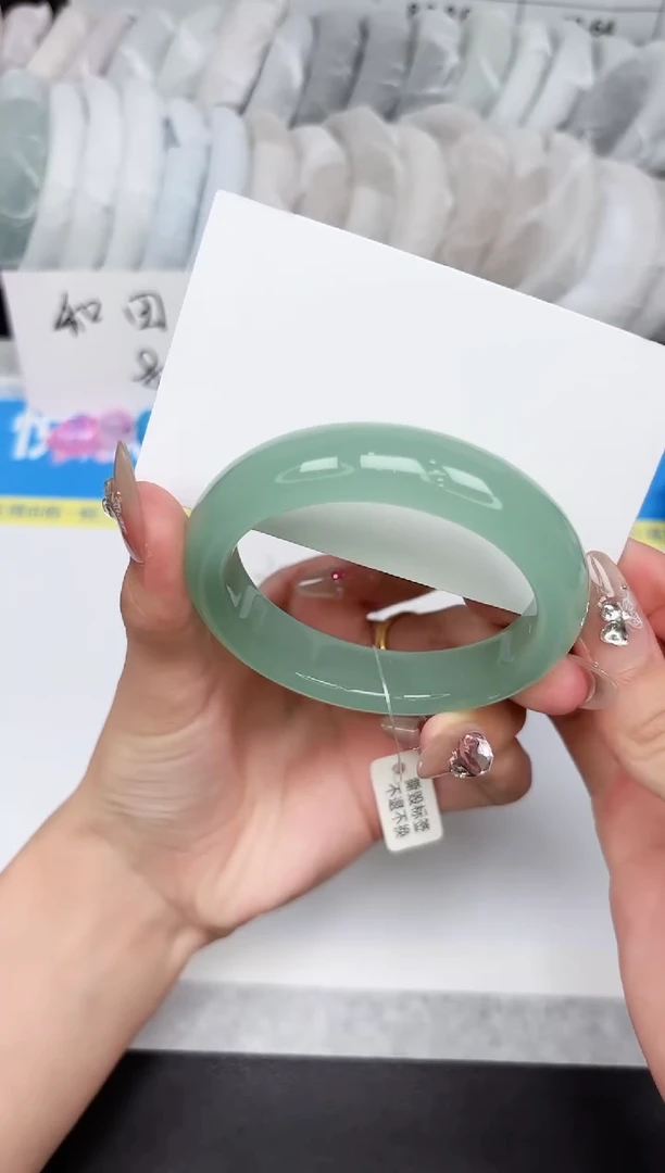 石英质玉手镯未镶嵌A189-55.3