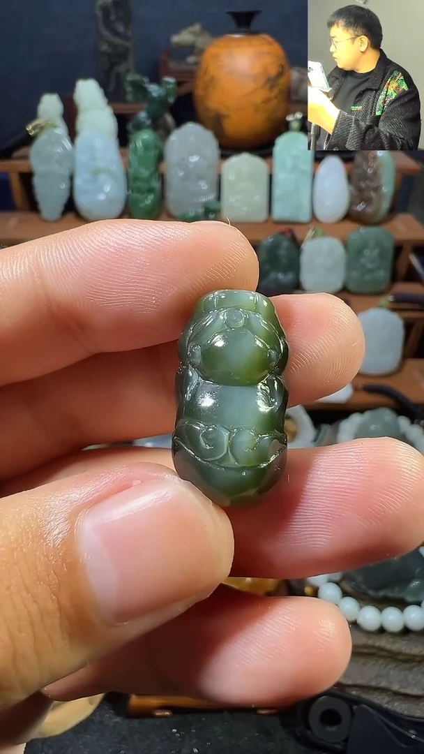 颈饰未镶嵌和田玉一****️1