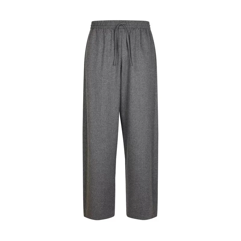 95588江南同款24冬新品休闲直筒裤女罗纹松紧裤休闲