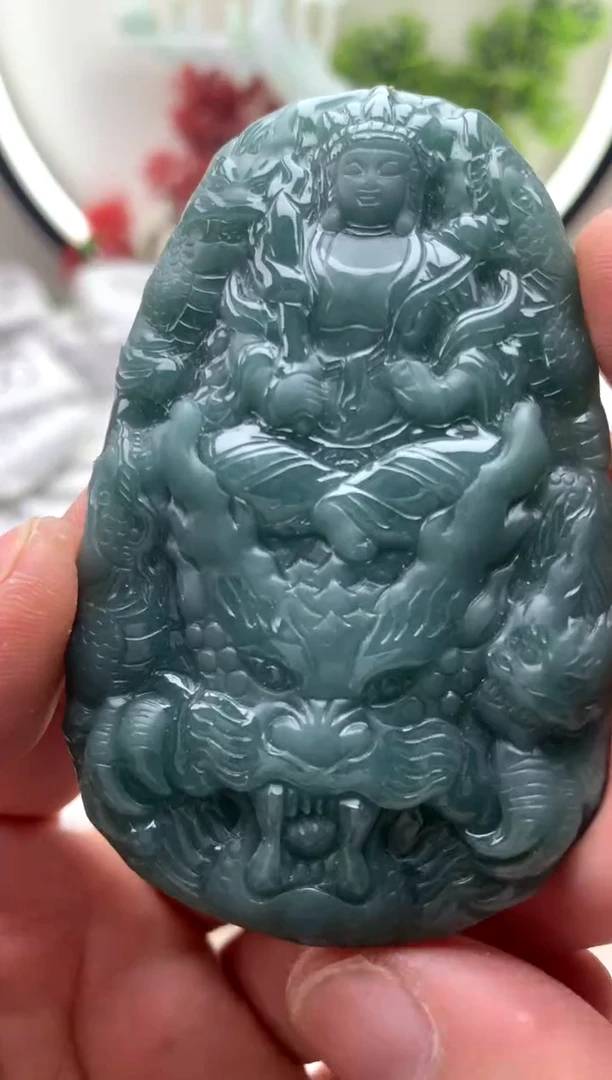 【闪购商品】翡翠颈饰未镶嵌虚空藏