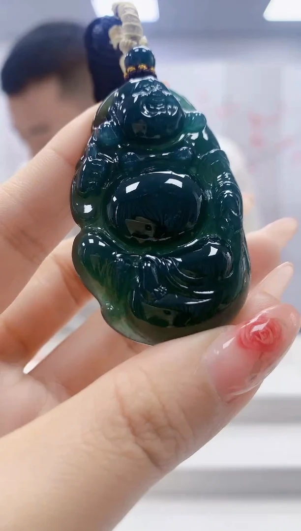 未镶嵌定制翡翠4898ty-毛货挂件72