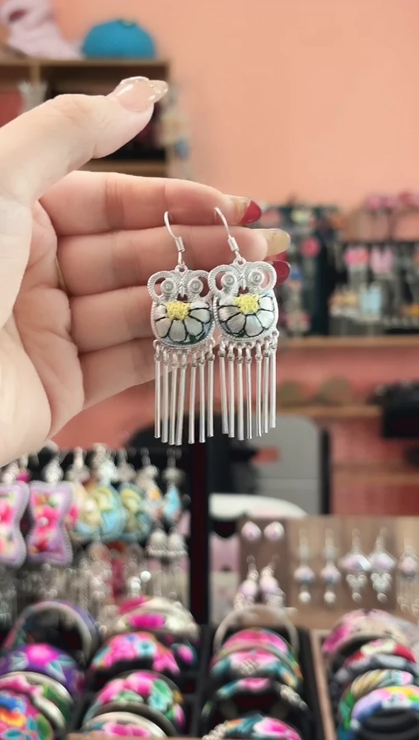 织绣艺枝独绣手工饰品127