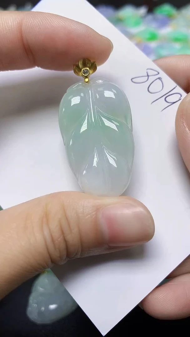 翡翠未镶嵌颈饰天然自然緬甸A貨翡翠