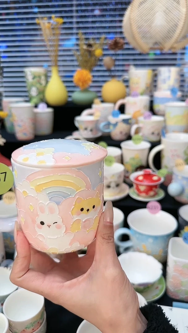 【闪购商品】摆件景德镇高温立体釉创意瓷