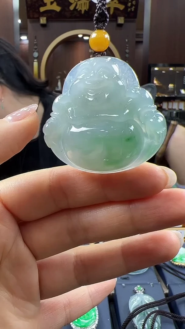 翡翠挂件未镶嵌佛公