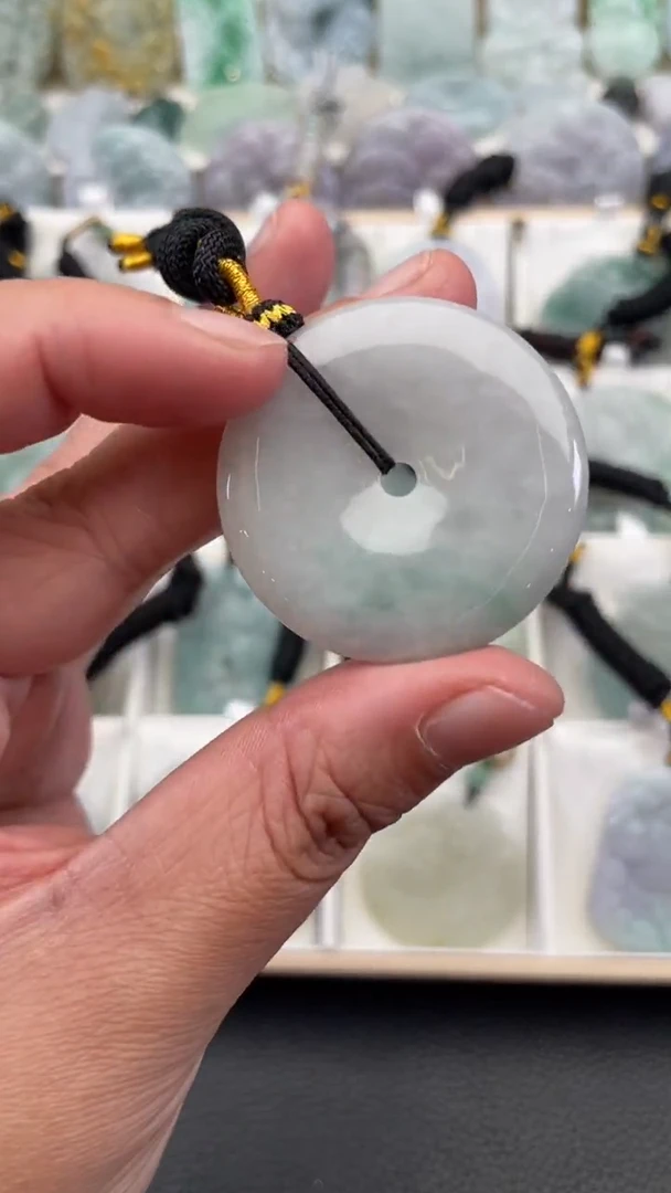 颈饰未镶嵌翡翠天然缅甸翡翠A货134