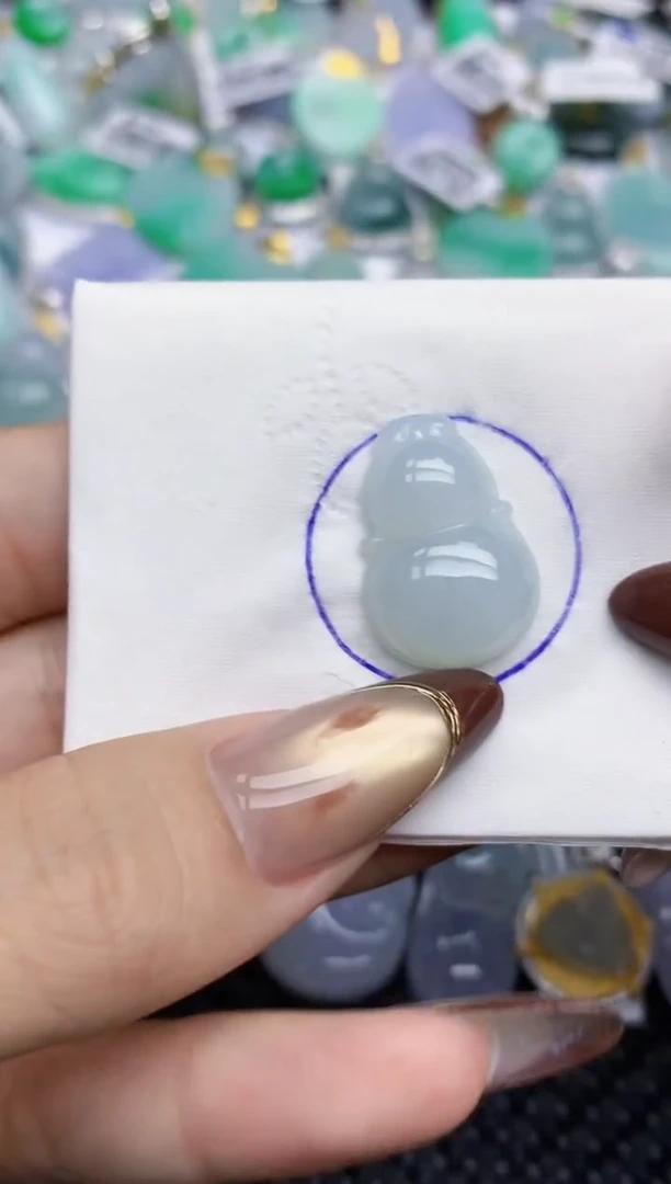 颈饰未镶嵌翡翠   天然翡翠A货  百元以上9米证书费自理