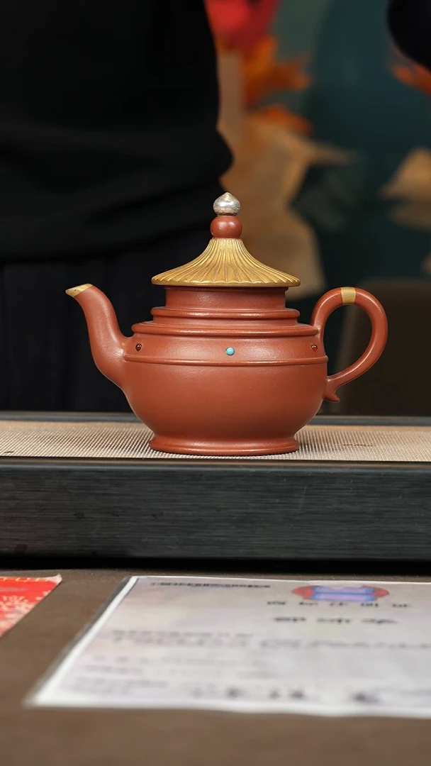 【闪购商品】紫砂茶壶【P056】三潭印月520c