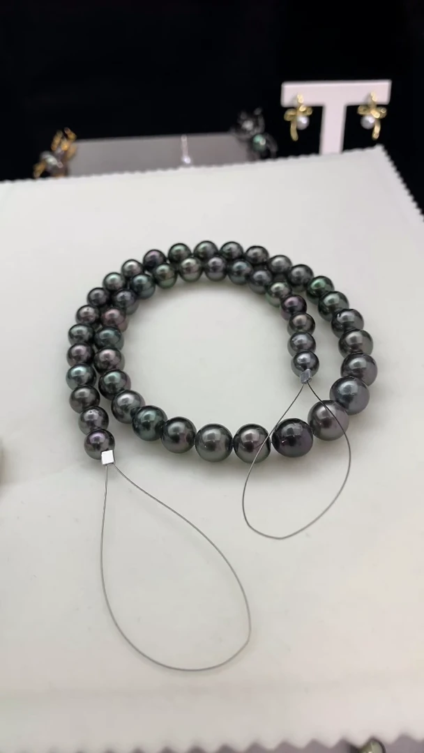 未镶嵌海水珍珠项链大溪地项链