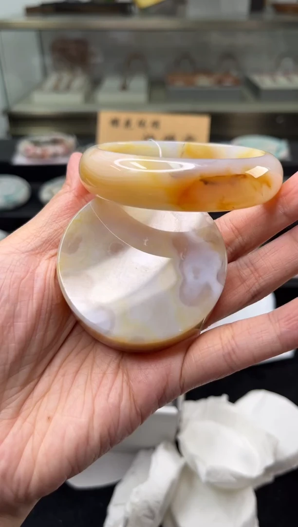 未镶嵌手镯石英质玉58圈口（赠品镯心）3572306