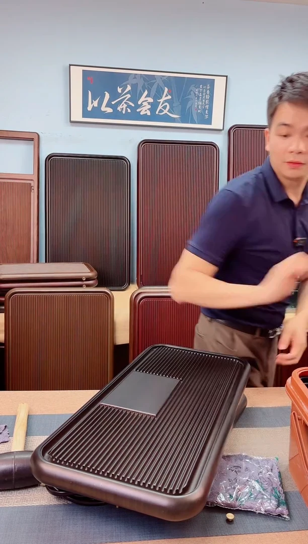 大海黄色款式茶盘60*40*4