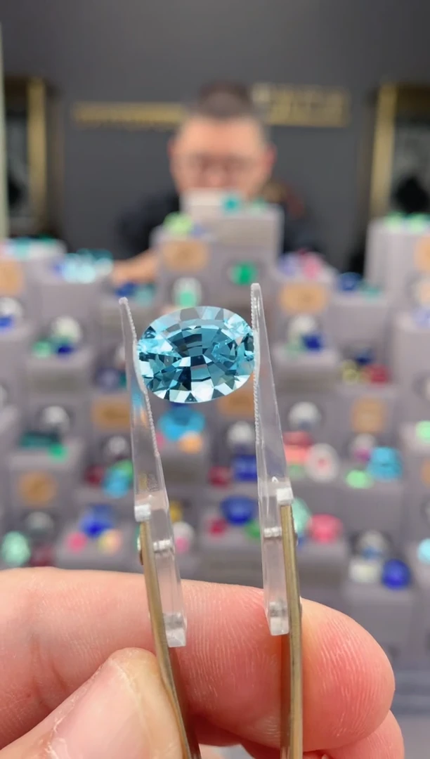 裸石海蓝宝石5.3ct 海蓝宝石
