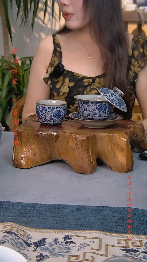 简装家用款2件套 老陶泥开片纹陶瓷茶具