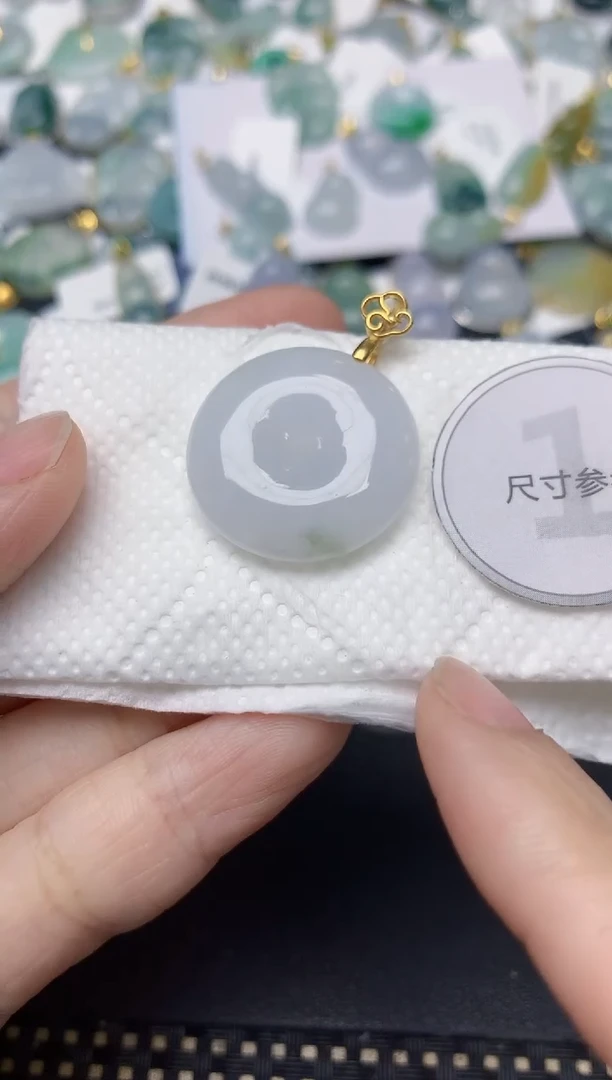 颈饰未镶嵌翡翠天然缅甸A货翡翠