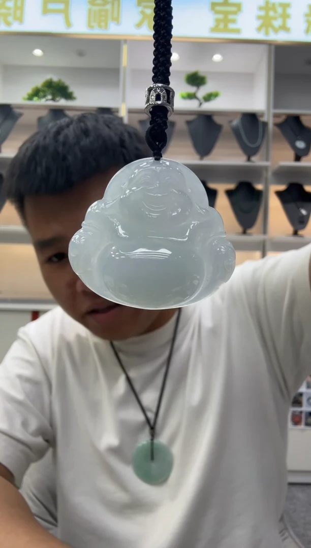 未镶嵌挂件翡翠顺*天然翡翠A货孤品一件