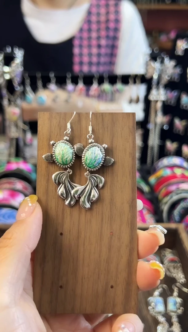 织绣艺枝独绣老绣饰品127