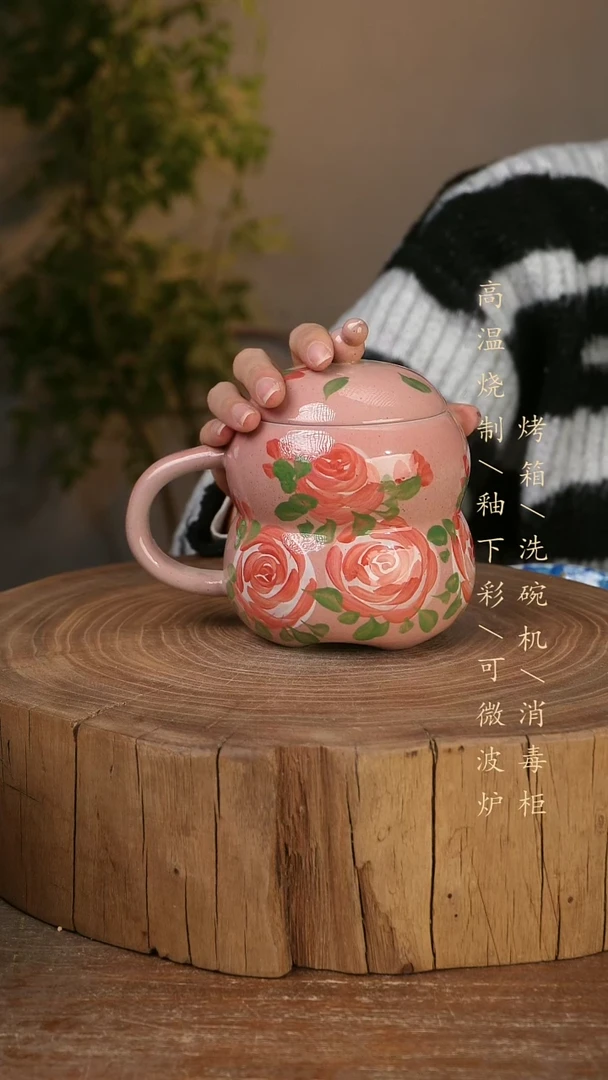 碗瓷景德镇手工手绘高温瓷釉下彩