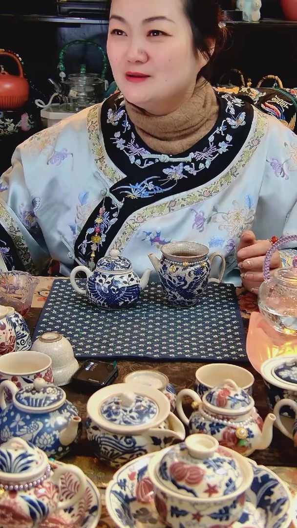 【闪购商品】茶具壶公道杯2件套手绘
